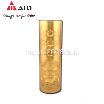 Amber Borosilice Lilin Holder Glass Gold Home Hiasan Rumah